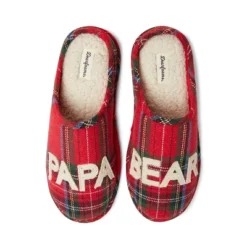 Dearfoams Men's Plaid Papa Bear Clog -Georgia Shoes Shop GUEST 67934d02 0b57 41b5 bb01 c3acaad03bf2