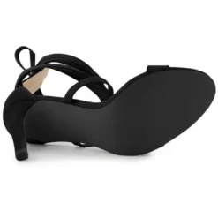 Allegra K Women's Open Toe Stiletto Heel Lace Up Heels -Georgia Shoes Shop GUEST 681641c8 bbb1 49e1 a06f 8d5f4a828585