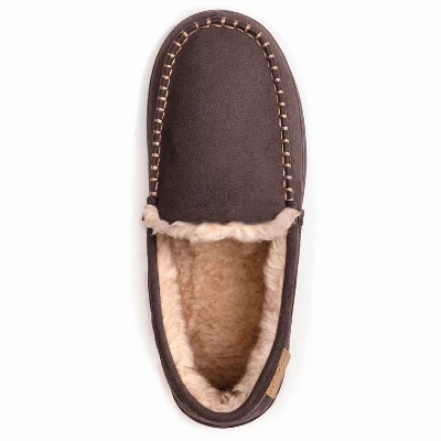 RockDove Men's Carter Faux Fur Lined Microsuede Moc Slipper 6 RockDove Men's Carter Faux Fur Lined Microsuede Moc Slipper - Image 4