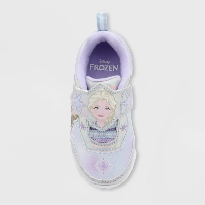 Frozen Toddler Girls' Sneakers - Silver 4 Frozen Toddler Girls' Sneakers - Silver - Image 2