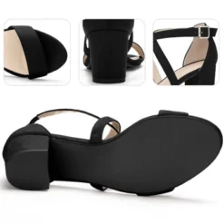 Perphy Women's Crisscross Strap Open-Toe Chunky Heels -Georgia Shoes Shop GUEST 6d561759 d4aa 4a65 b59f 5de1ecd4159c