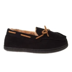 Beverly Hills Polo Club Boys Moccasins Slippers: Unisex Indoor/Outdoor House Shoes With Anti-Slip Sole (Little Kid/ Big Kid)