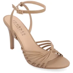 Journee Collection Womens Vanita Multi Strap Stiletto Open Toe Pumps -Georgia Shoes Shop GUEST 6ea8b137 879c 4a56 9e6a 29f1623b045d
