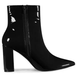 Allegra K Women's Pointed Toe Zip Chunky Heels Ankle Boots -Georgia Shoes Shop GUEST 6ec589eb 2db3 4501 bc19 2c99990f2b63