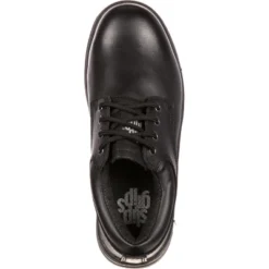 Men's SlipGrips Steel Toe Slip-Resistant Oxford, 5332, Black, Size 8 -Georgia Shoes Shop GUEST 6ed91122 4527 457e 97dd 48ffcbb5f047