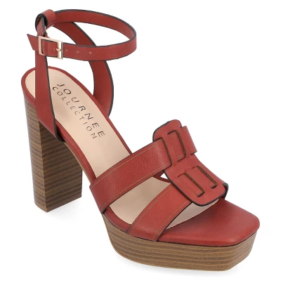 Journee Collection Womens Mandilyn Tru Comfort Foam High Heel Platform Sandals 13 Journee Collection Womens Mandilyn Tru Comfort Foam High Heel Platform Sandals - Image 11