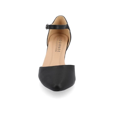 Journee Collection Womens Bettie Tru Comfort Foam Almond Toe Mid Heel Pumps 7 Journee Collection Womens Bettie Tru Comfort Foam Almond Toe Mid Heel Pumps - Image 5