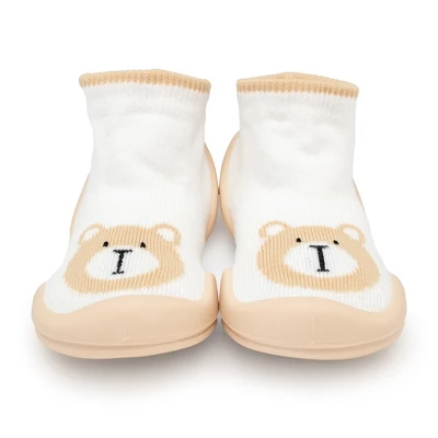 Komuello Toddler Boy/ Girl First Walk Sock Shoes Mini Bear 3 Komuello Toddler Boy/ Girl First Walk Sock Shoes Mini Bear
