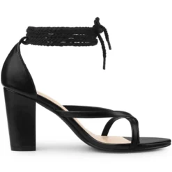 Allegra K Women's Flip Flops Chunky Heel Lace Up Heels Sandals 14 Allegra K Women's Flip Flops Chunky Heel Lace Up Heels Sandals -Georgia Shoes Shop GUEST 701a5f96 d510 45d0 81db 0289283c9cc8