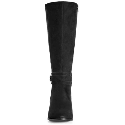 Women's Wide Fit Helen Tall Boot - Black | AVENUE 6 Women's Wide Fit Helen Tall Boot - Black | AVENUE - Image 4
