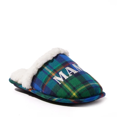 Dearfoams Women's Mama Bear Plaid Scuff Slipper 4 Dearfoams Women's Mama Bear Plaid Scuff Slipper - Image 2