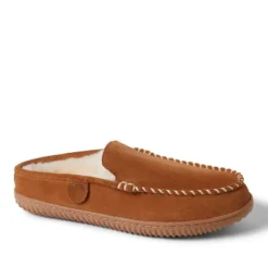 Fireside By Dearfoams Men's Gold Coast Genuine Shearling Mule Slip On Slippers -Georgia Shoes Shop GUEST 7155b48e 2f32 4143 a267 a08705100cf7