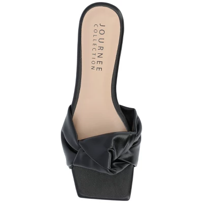 Journee Collection Womens Dianah Tru Comfort Foam Slip On Slide Flat Sandals 5 Journee Collection Womens Dianah Tru Comfort Foam Slip On Slide Flat Sandals - Image 3