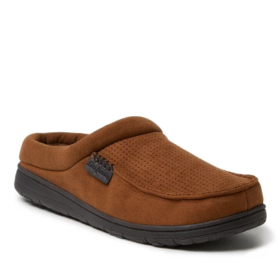Dearfoams Men's Brendan Perforated Microsuede Moccasin Toe Clog 9 Dearfoams Men's Brendan Perforated Microsuede Moccasin Toe Clog - Image 7
