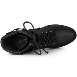 Allegra K Women's Platform Buckle Lace Up Block Heel Ankle Boot 17 Allegra K Women's Platform Buckle Lace Up Block Heel Ankle Boot -Georgia Shoes Shop GUEST 72c90613 cf57 451e 918c 4c795a548e70