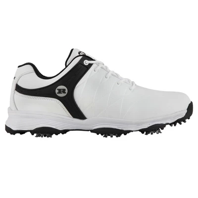 Ram Golf FX Tour Mens Waterproof Golf Shoes White/Black 3 Ram Golf FX Tour Mens Waterproof Golf Shoes White/Black