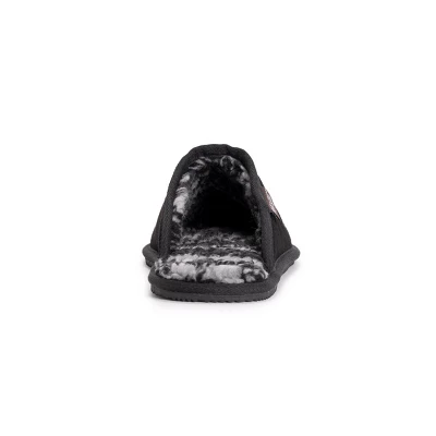 MUK LUKS Men's Dave Printed Berber Suede Scuff 4 MUK LUKS Men's Dave Printed Berber Suede Scuff - Image 2