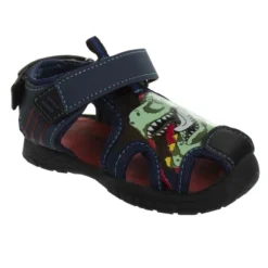 Rugged Bear Boys Mighty Dinosaur Hook And Loop Closed Toe Sport Sandals. (Toddler/Little Kids). -Georgia Shoes Shop GUEST 761c0049 2297 47de a1ca 939099d7e021