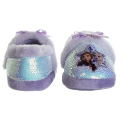 Disney Frozen Girl Slippers - Elsa And Anna Plush Lightweight Warm Comfort Soft Aline House Shoes - Purple (sizes 5-12 Toddler-Little Kid) -Georgia Shoes Shop GUEST 76273ac4 3d01 461a b46d ad0a407b55ec