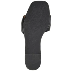 Journee Collection Womens Leonie Slide Flat Sandals -Georgia Shoes Shop GUEST 782a4798 9e11 417d 8bb8 7dc04a26a3a0