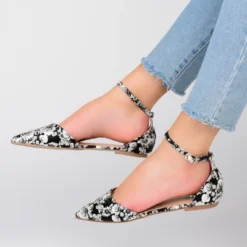 Journee Collection Womens Reba Buckle Pointed Toe Ballet Flats -Georgia Shoes Shop GUEST 789e7654 4fb4 4332 ae39 7034bf860753