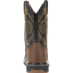 Georgia Boot Carbo-Tec LT Boys' Brown Pull-On Saddle Boot -Georgia Shoes Shop GUEST 78e2fc91 9e7d 4040 bfcf 9a0c8305adf6