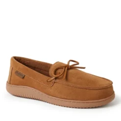 Dearfoams Men's Westboro Genuine Suede Energy Return Moccasin Slippers -Georgia Shoes Shop GUEST 797616cd 711e 4fd5 a1bd 188999fee906