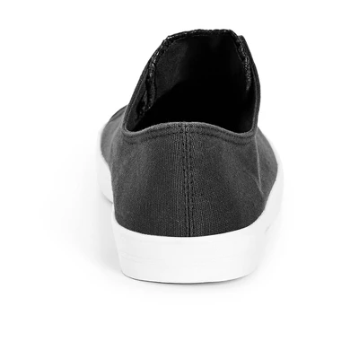 Women's WIDE FIT Laceless Trainer - Black | EVANS 4 Women's WIDE FIT Laceless Trainer - Black | EVANS - Image 2