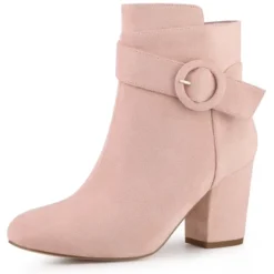 Perphy Women's Round Toe Side Zip Buckle Chunky Heel Ankle Boots 11 Perphy Women's Round Toe Side Zip Buckle Chunky Heel Ankle Boots -Georgia Shoes Shop GUEST 7aa85f1d 2a26 47e3 a01d 7cabc4eb7bde