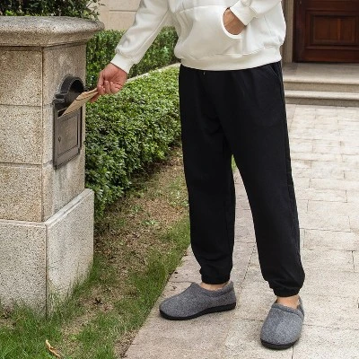 RockDove Men's Timothy Elastic Side Faux Wool Slipper 3 RockDove Men's Timothy Elastic Side Faux Wool Slipper