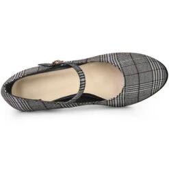 Allegra K Women's Houndstooth Platform Stiletto Heels Pumps -Georgia Shoes Shop GUEST 7bbe4991 948b 482f b720 355e524357b0
