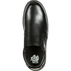 Men's SlipGrips Steel Toe Slip-Resistant Slip-On Work Shoe, SG7437, Black, Size 12 -Georgia Shoes Shop GUEST 7ce5420c 0585 4f6f a53b 03b8011bed14