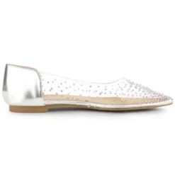 Allegra K Women's Pointed Toe Clear Rhinestone Ballet Flats -Georgia Shoes Shop GUEST 7d36cb6b 49e3 46c6 8754 fcaf7e36a3a7