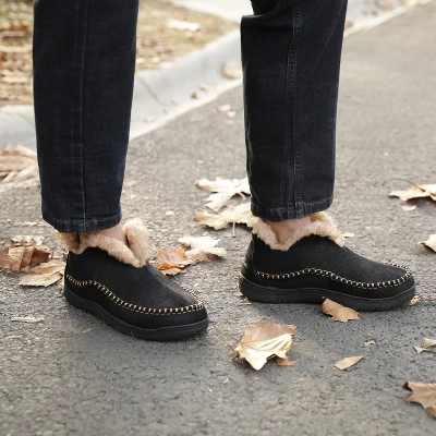 RockDove Men's Camelback Faux Wool Lined Bootie Slipper. 6 RockDove Men's Camelback Faux Wool Lined Bootie Slipper. - Image 4