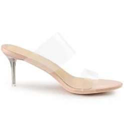 Allegra K Women's Clear Slide Stiletto Heels Sandals -Georgia Shoes Shop GUEST 7deac2f6 8ca6 4aa3 ad16 6c5e6b28fb4e