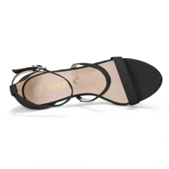 Allegra K Women's Open Toe Triple Straps Stiletto High Heel Sandals -Georgia Shoes Shop GUEST 7eb50dc9 e2a2 4612 933c a5005c080e6d