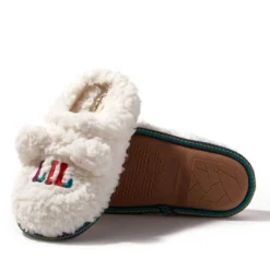 Dearfoams Kid's Lil Bear Teddy Clog Slipper