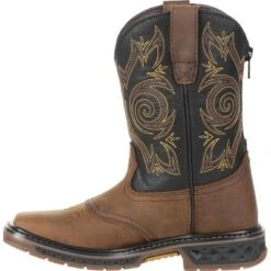 Georgia Boot Carbo-Tec LT Toddler Boys' Brown Pull-On Saddle Boot -Georgia Shoes Shop GUEST 7ff76d3f 4f0a 41d1 ace3 abe28403789c