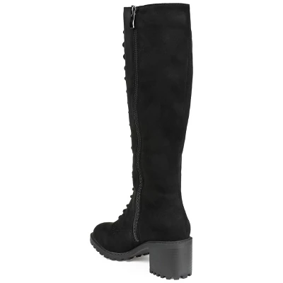 Journee Collection Womens Jenicca Tru Comfort Foam Wide Calf Stacked Heel Knee High Boots 8 Journee Collection Womens Jenicca Tru Comfort Foam Wide Calf Stacked Heel Knee High Boots - Image 6