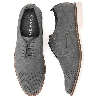 Mio Marino - Men's Oxford Casual Suede Shoes 4 Mio Marino - Men's Oxford Casual Suede Shoes - Image 2