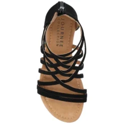 Journee Collection Womens Hanni Gladiator Low Block Heel Sandals -Georgia Shoes Shop GUEST 81a99667 60b1 48dc 8f6f 19658fad8116