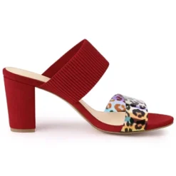 Allegra K Women's Leopard Printed Block Heeled Slide Sandals 13 Allegra K Women's Leopard Printed Block Heeled Slide Sandals -Georgia Shoes Shop GUEST 81aa8653 7497 45af afde 597174aa4b17