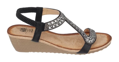 GC Shoes Dua Embellished Slingback Wedge Sandals 3 GC Shoes Dua Embellished Slingback Wedge Sandals