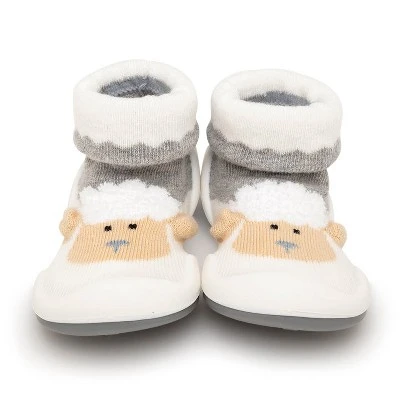 Komuello Baby Boy/Girl First Walk Sock Shoes Little Lamb 3 Komuello Baby Boy/Girl First Walk Sock Shoes Little Lamb