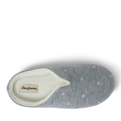 Dearfoams Womens Dori Embroidered Notch Clog Slipper 6 Dearfoams Womens Dori Embroidered Notch Clog Slipper - Image 4