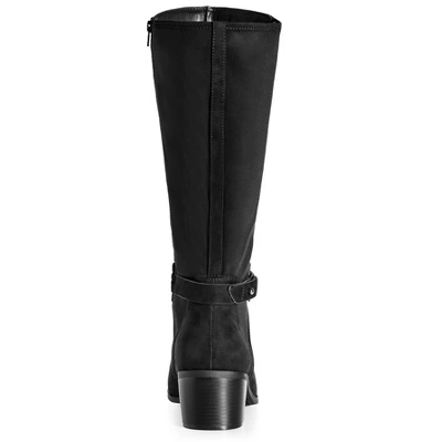 Women's Wide Fit Helen Tall Boot - Black | AVENUE 4 Women's Wide Fit Helen Tall Boot - Black | AVENUE - Image 2