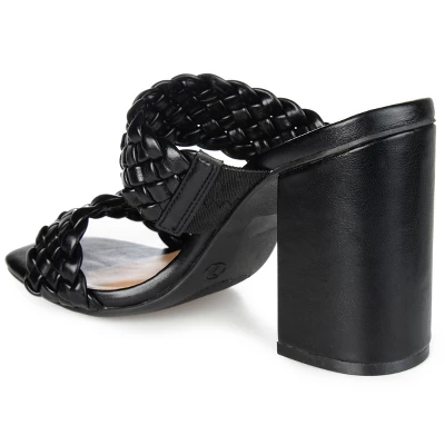 Journee Collection Womens Melissa Open Toe High Block Heel Pumps 8 Journee Collection Womens Melissa Open Toe High Block Heel Pumps - Image 6