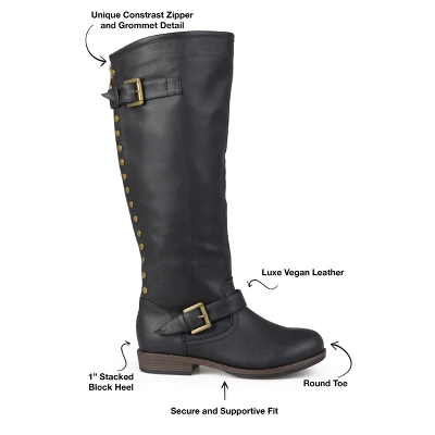 Journee Collection Extra Wide Calf Women's Spokane Boot 9 Journee Collection Extra Wide Calf Women's Spokane Boot - Image 7