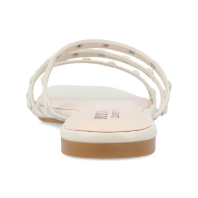 Journee Collection Womens Camarie Slip On Slide Multi Strap Sandals 4 Journee Collection Womens Camarie Slip On Slide Multi Strap Sandals - Image 2