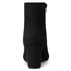 Allegra K Women's Dress Side Zip Chunky Heel Ankle Boots -Georgia Shoes Shop GUEST 88c93955 2169 4407 986a bfddf1620762